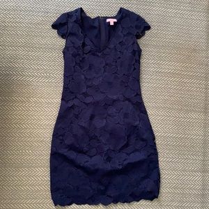 Lilly Pulitzer navy blue dress